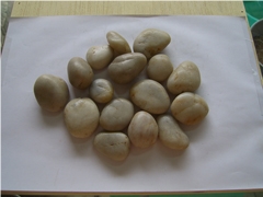 White Natural Pebble Stone