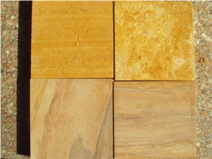 Indian Sandstone Slabs & Tiles, India Yellow Sandstone