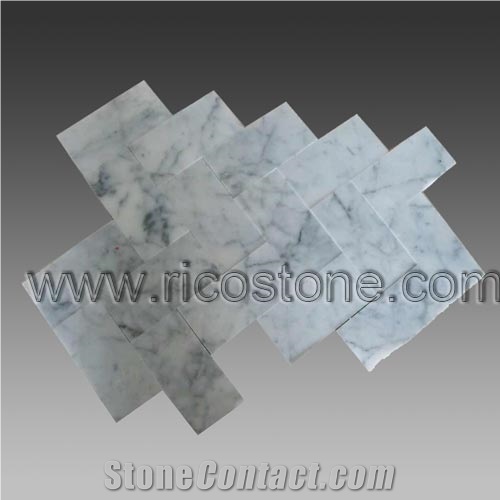 Carrara Marble Subway Tile 01