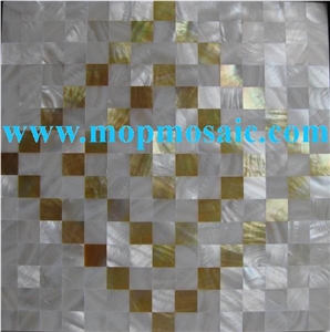 Freshwater Pearl Shell Hexagon Mosaic