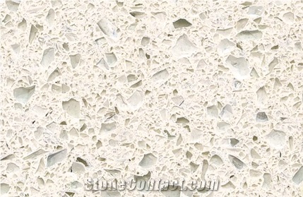 Quartz Stone YDL3001 Silver Star White