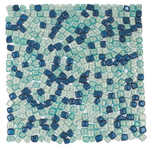 Blue Glass Mosaic