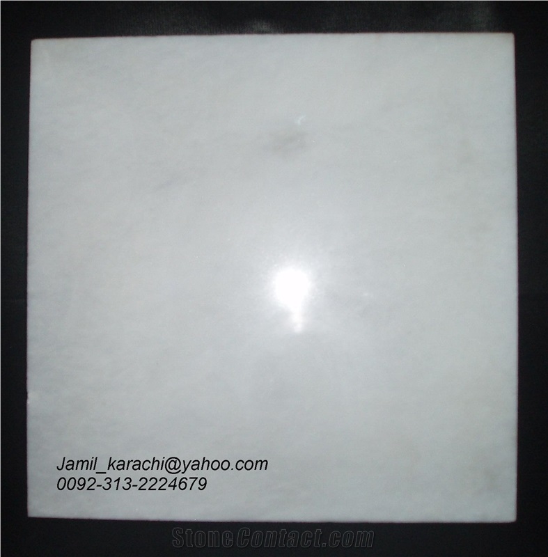 Classic White Marble Slabs & Tiles, Pakistan White Marble from Pakistan