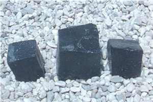 Black Bazalt Cobble Stone, Aliaga Black Basalt Cobble Stone