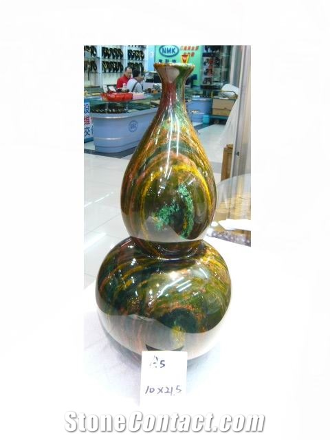 Gold Jade Vase