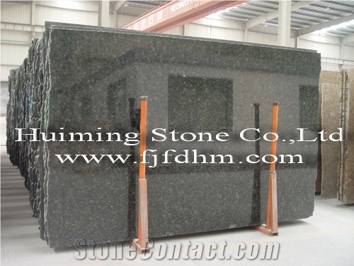 Butterfly Green Polished Granite Slabs