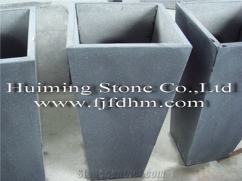 G684 Black Granite Pedestal Basin