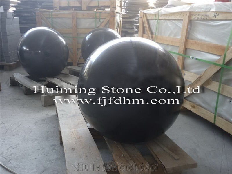 G684 Granite Polished Black Stone Balls