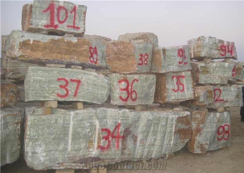 Afghanistan Green Onyx Blocks