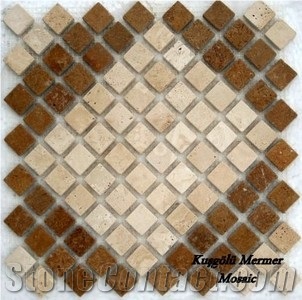 Travertine Mosaic K37