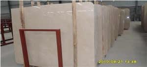 New Royal Botticino Marble Slab High Glossy Polished, Turkey Beige Marble Cutting Panel Tiles for Wall Cladding