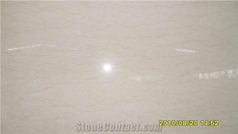 Slevia Beige Marble Slabs & Tiles, Egypt Beige Marble Machine Cutting Panel Wall Cladding