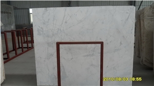 Snow White Marble Slab Polished, Italy White Statuario Venato Marble Machine Cutting Panel for Wall Cladidng,Bathroom Floor Covering