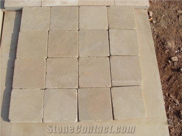 Beige Sandstone Pavings