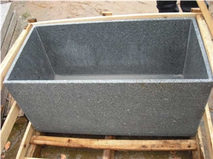 Black Granite Planters
