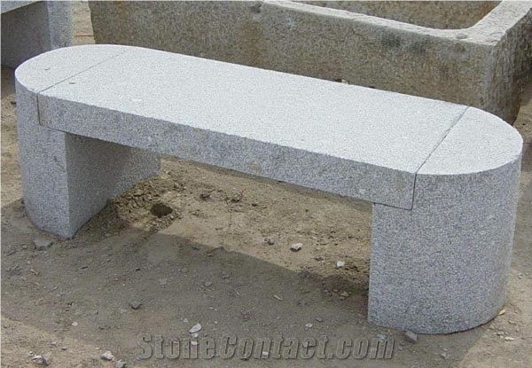 China White Granite Benches