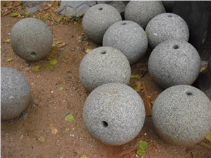 Grey Granite Fountain Balls