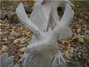 Grey Limestone Animal Sculptures