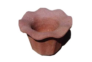 Red Sandstone Flower Pots