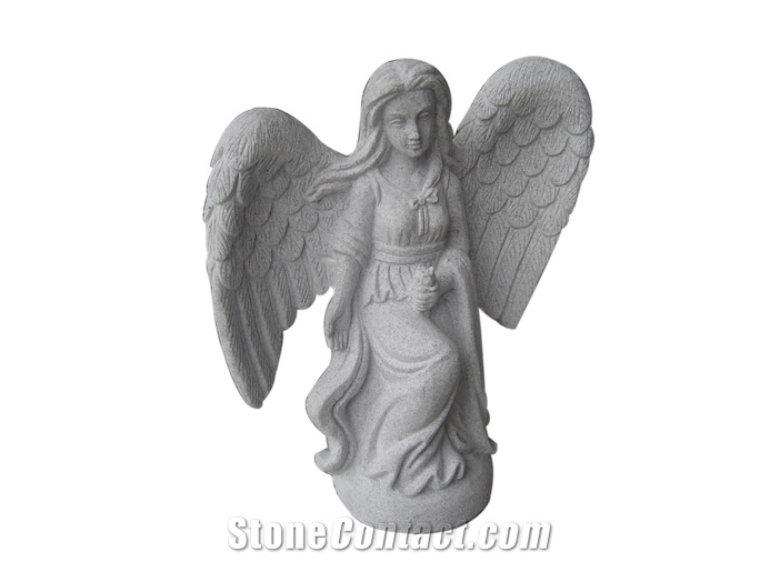 White Marble Angel Statue