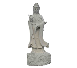 White Marble Eastern Statue