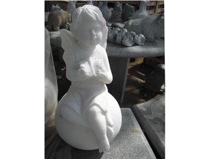 White Marble Western Figure,Angel Sculpture