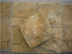 Yellow Sandstone Mushroom Stone