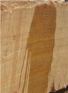 Iran Yellow Travertine Blocks