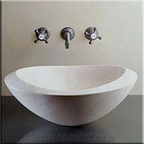 White Limestone Sink
