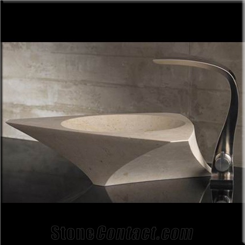 White Limestone Sink