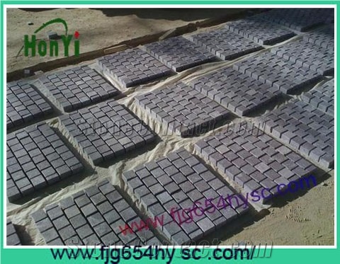 China G654 Black Granite Paving Stones/paver Stone