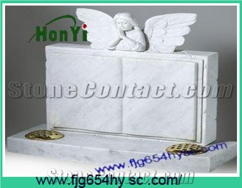 China White Marble Monuments/tombstone/heads