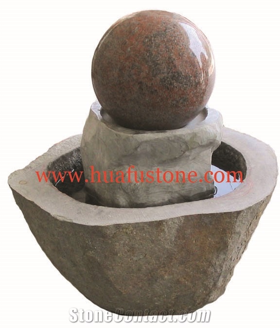 Granite Water Fountain Ball