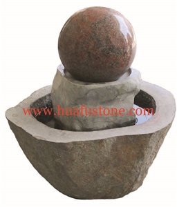 Granite Water Fountain Ball