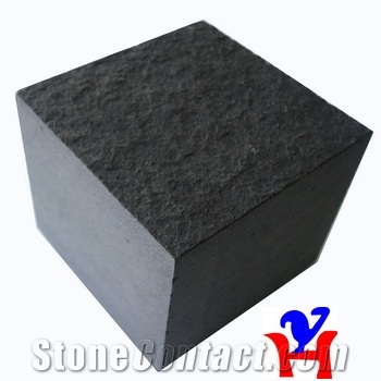 Black Basalt Cobble Stone, Cubicstone