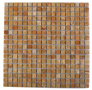 Imperial Gold Mosaic ( N1.15-07-P), Yellow Marble Mosaic