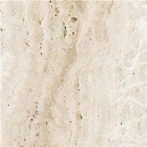 White Travertine Slab or Cut-to-size