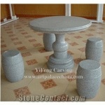 Stone Table and Stone Bench