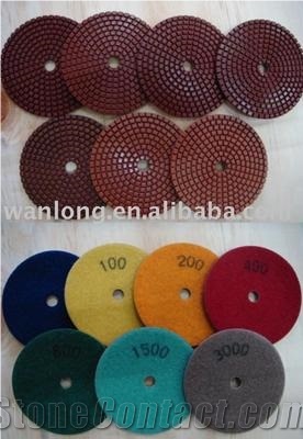 Flexiable Polishing Pads-Stone Polishing Pad Used for Wet and Dry