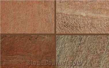 Copper Slate Polished Slabs & Tiles, India Brown Slate