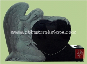 Black Granite Aangel Monuments