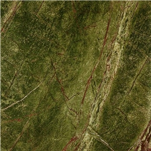 Rain Forest Green Marble Tile (Mb6040), India Green Marble