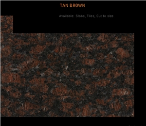 Tan Brown Granite Slabs & Tiles, India Brown Granite