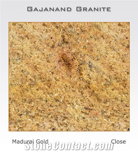 Madurai Gold Granite Slabs & Tiles, India Yellow Granite