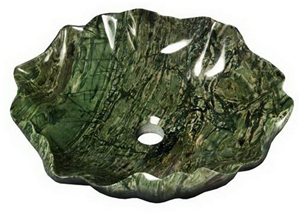 Jade Green Marble Sink
