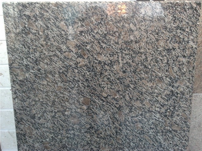 China Caledonia Granite Slabs & Tiles, China Brown Granite