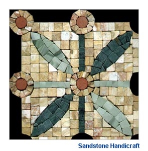 Sandstone Mosaic Medallion