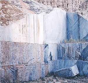 Azul Pegaso Quarry, Granite Blocks