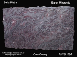 Silver Red Granite Slabs