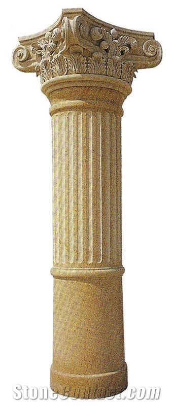 Column Pillars, Marble Column, Carved Stone Pillar